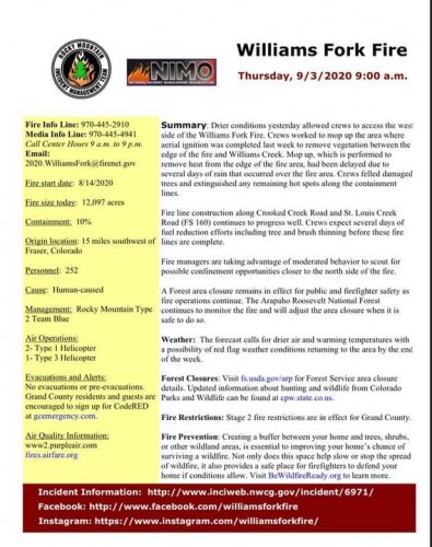 Photo post from Grand County Office of Emergency Management.