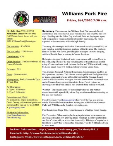 Carousel post from Grand County Office of Emergency Management.