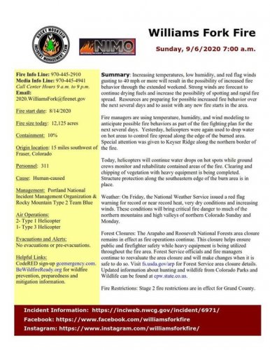 Photo post from Grand County Office of Emergency Management.