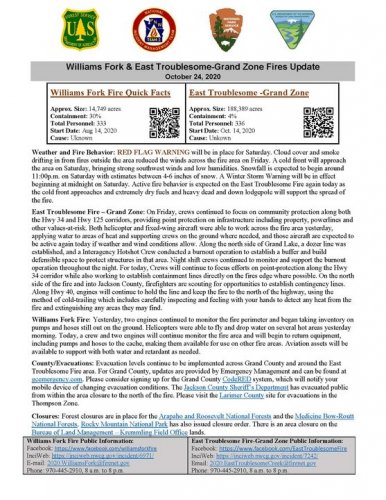 Photo post from Grand County Office of Emergency Management.