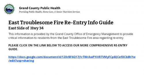 Photo post from Grand County Office of Emergency Management.