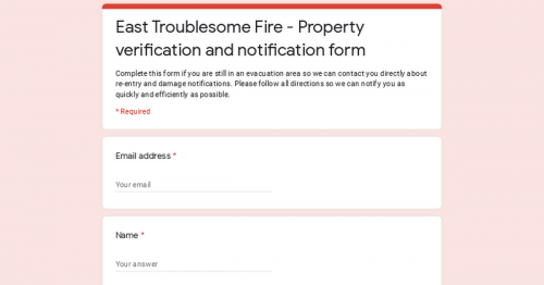 Photo post from Grand County Office of Emergency Management.