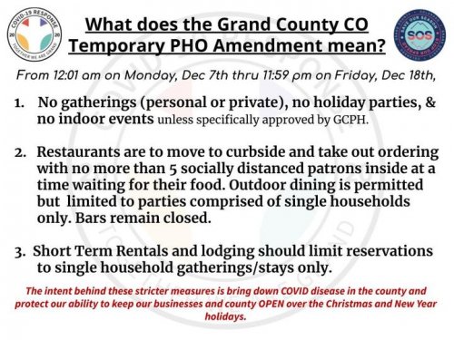 Photo post from Grand County Office of Emergency Management.