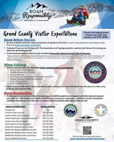 Photo post from Grand County Office of Emergency Management.