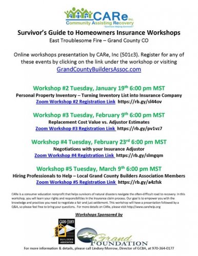 Photo post from Grand County Office of Emergency Management.