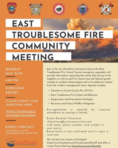 Photo post from Grand County Office of Emergency Management.