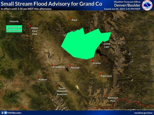 Photo post from Grand County Office of Emergency Management.