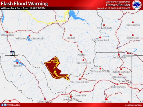 Photo post from Grand County Office of Emergency Management.