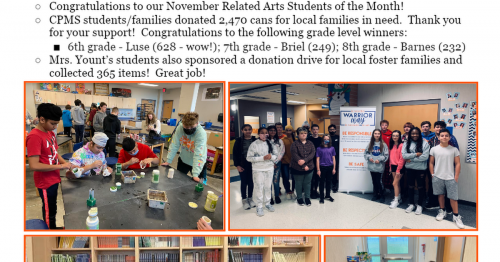 Photo post from Clark-Pleasant Middle School.