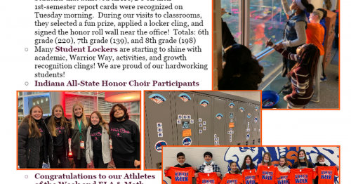 Photo post from Clark-Pleasant Middle School.