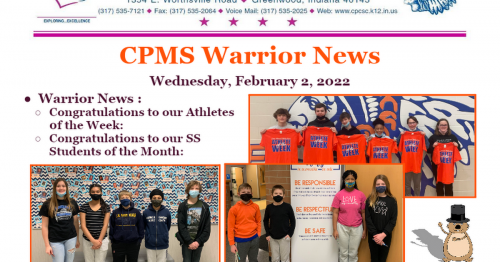 Photo post from Clark-Pleasant Middle School.