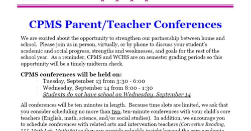 Photo post from Clark-Pleasant Middle School.