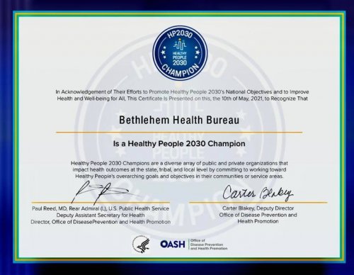 Photo post from Bethlehem Health.