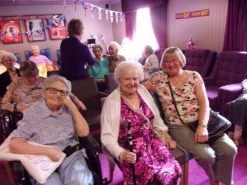 Carousel post from Brook Court Care Home.