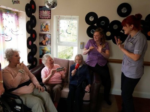 Carousel post from Brook Court Care Home.