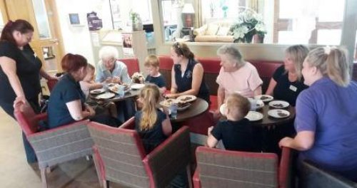 Carousel post from Brook Court Care Home.