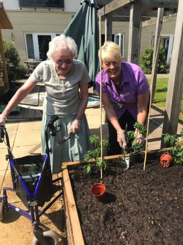 Carousel post from Brook Court Care Home.