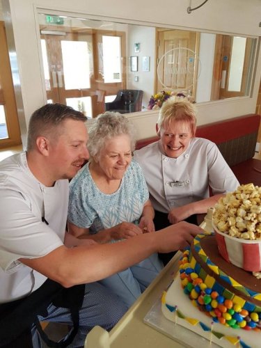Carousel post from Brook Court Care Home.