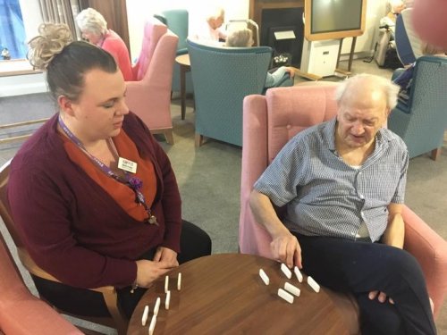 Carousel post from Brook Court Care Home.