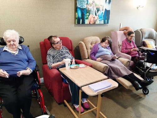 Carousel post from Brook Court Care Home.