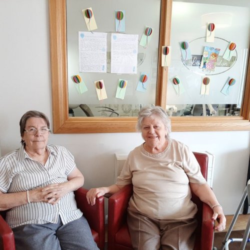 Carousel post from Brook Court Care Home.