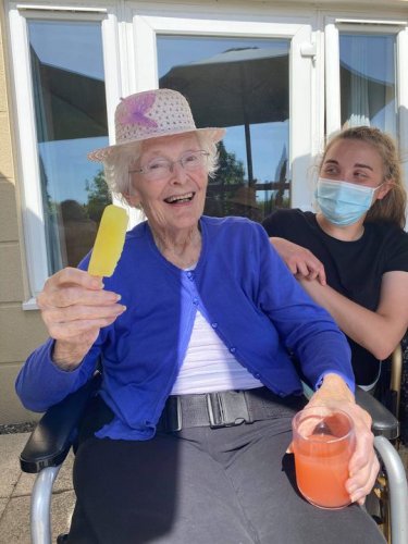 Carousel post from Brook Court Care Home.