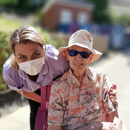 Carousel post from Brook Court Care Home.