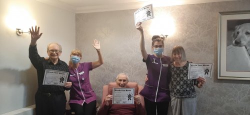 Photo post from Brook Court Care Home.