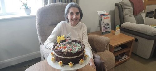Carousel post from Brook Court Care Home.