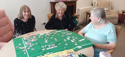 Carousel post from Brook Court Care Home.