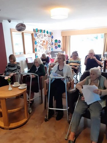 Carousel post from Brook Court Care Home.
