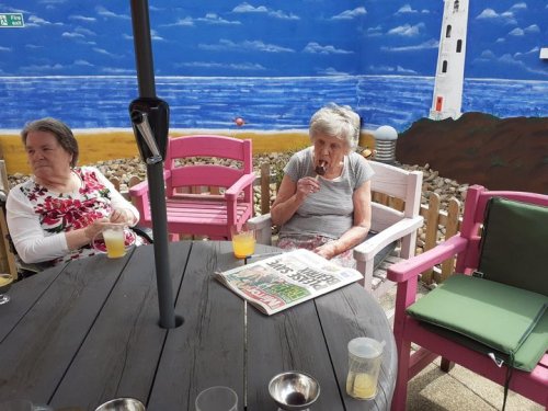 Carousel post from Brook Court Care Home.