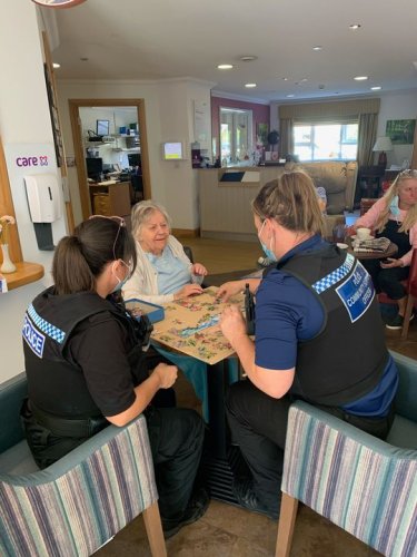 Carousel post from Brook Court Care Home.