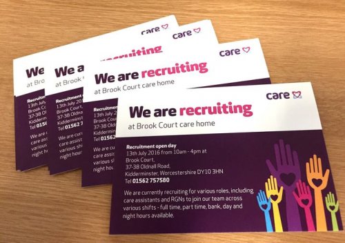 Photo post from Brook Court Care Home.