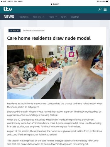 Carousel post from Sherwood Grange Care Home.