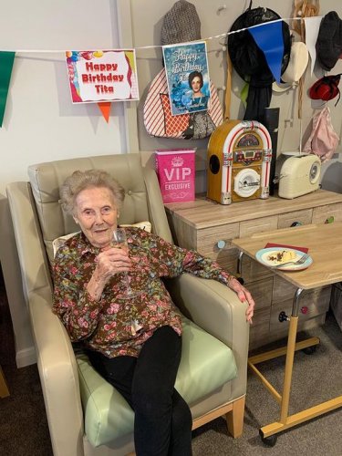Carousel post from Sherwood Grange Care Home.