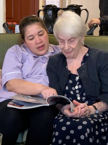 Carousel post from Sherwood Grange Care Home.