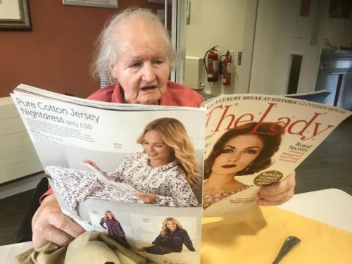 Carousel post from Sherwood Grange Care Home.