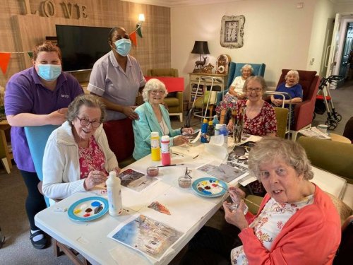 Carousel post from Sherwood Grange Care Home.