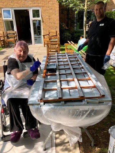 Carousel post from Sherwood Grange Care Home.