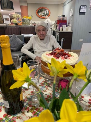 Carousel post from Sherwood Grange Care Home.