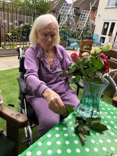 Carousel post from Sherwood Grange Care Home.