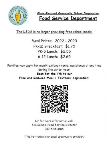 Photo post from CPCSC Food Service.
