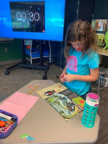 Carousel post from Grassy Creek Elementary School.