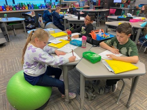 Carousel post from Grassy Creek Elementary School.