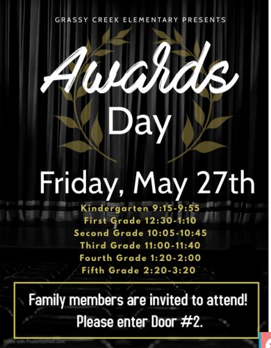 Photo post from Grassy Creek Elementary School.