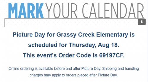 Photo post from Grassy Creek Elementary School.