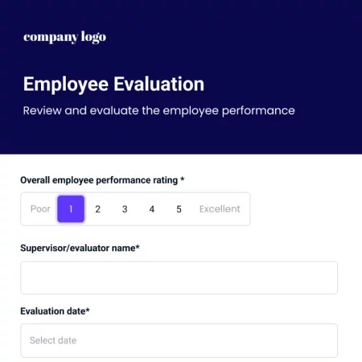 Employee Evaluation Form