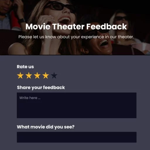 Movie Theater Feedback Form