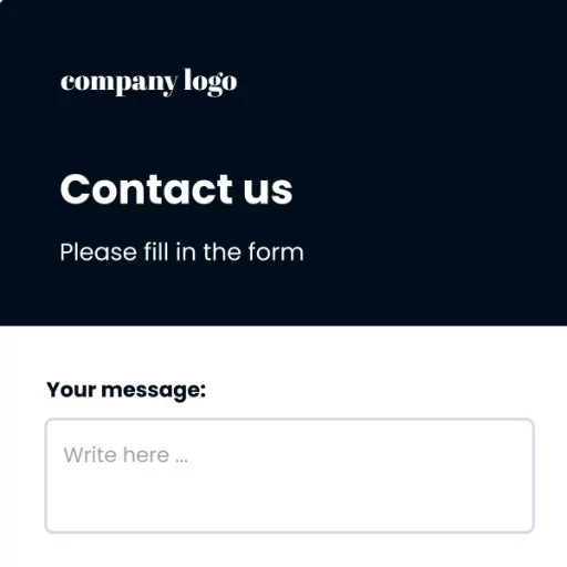 Contact Form Template